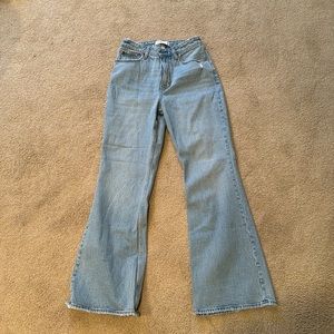 Abercrombie and Fitch vintage flare high rise, curve love 6R